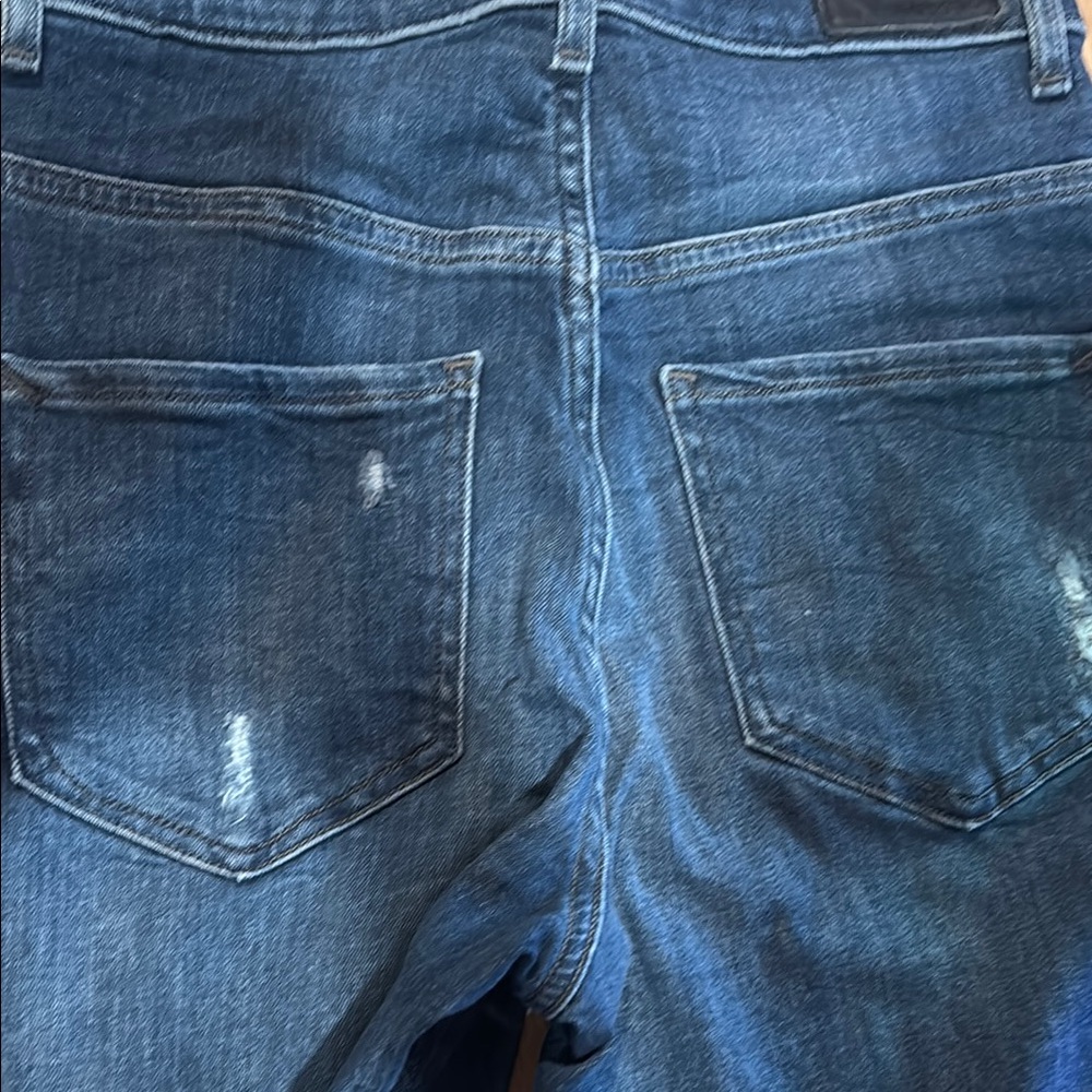 Women's Dark Blue Jeans - Picture 4 of 5